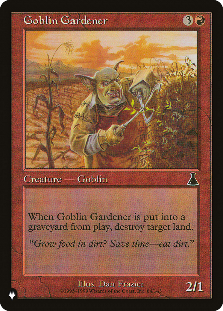 Goblin Gardener [The List Reprints] | Gate City Games LLC