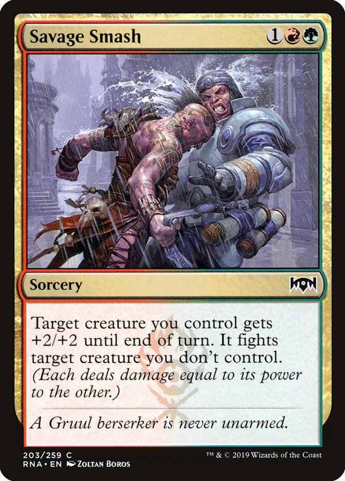 Savage Smash [Ravnica Allegiance] | Gate City Games LLC