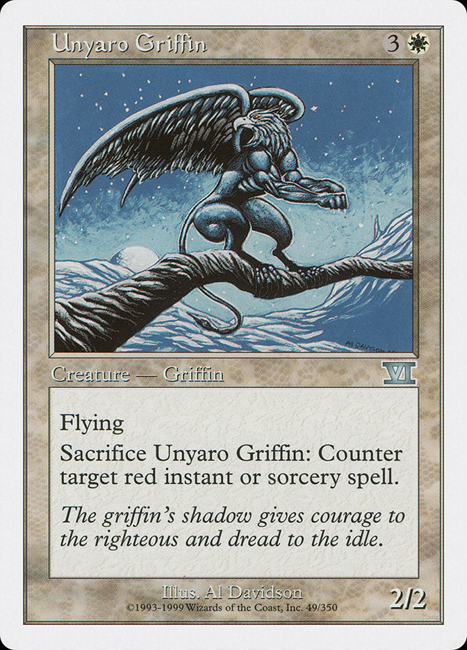 Unyaro Griffin [Classic Sixth Edition] | Gate City Games LLC