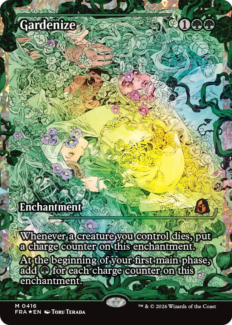 Gardenize (Showcase) (Fracture Foil) (0416) [Reality Fracture] | Gate City Games LLC