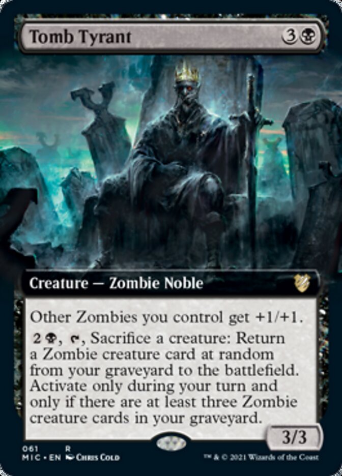 Tomb Tyrant (Extended Art) [Innistrad: Midnight Hunt Commander] | Gate City Games LLC