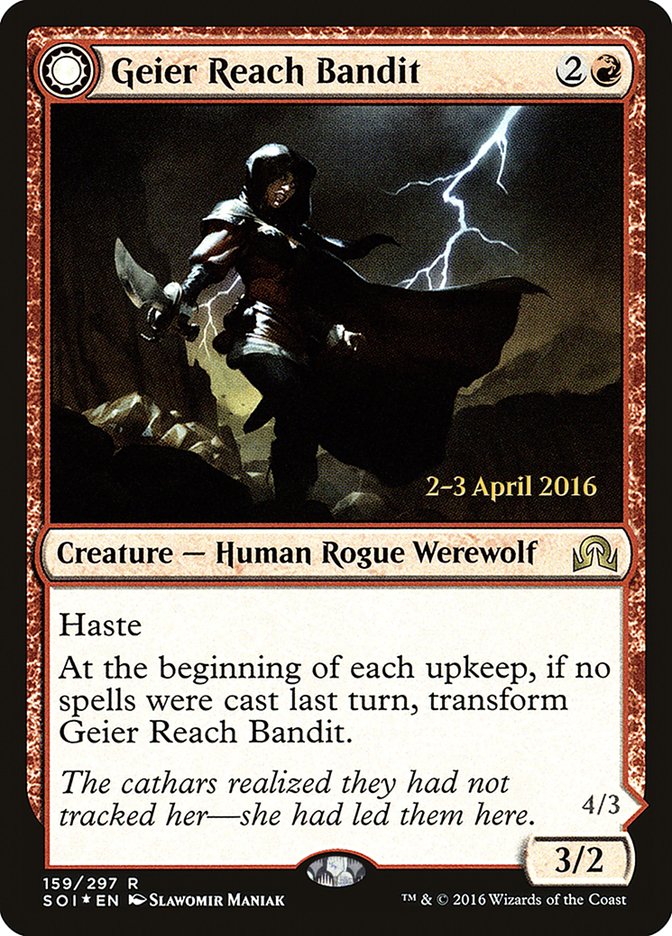 Geier Reach Bandit // Vildin-Pack Alpha [Shadows over Innistrad Prerelease Promos] | Gate City Games LLC