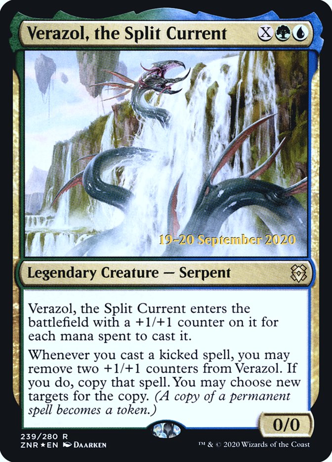 Verazol, the Split Current [Zendikar Rising Prerelease Promos] | Gate City Games LLC