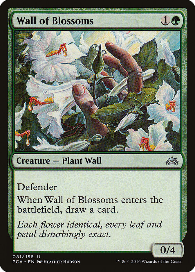 Wall of Blossoms [Planechase Anthology] | Gate City Games LLC