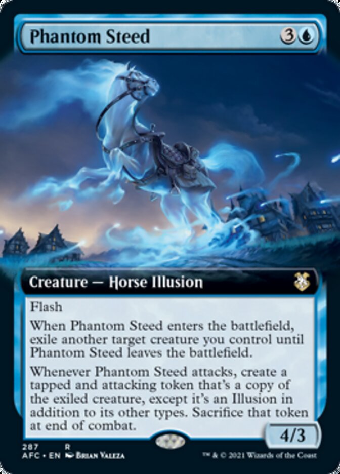 Phantom Steed (Extended Art) [Dungeons & Dragons: Adventures in the Forgotten Realms Commander] | Gate City Games LLC