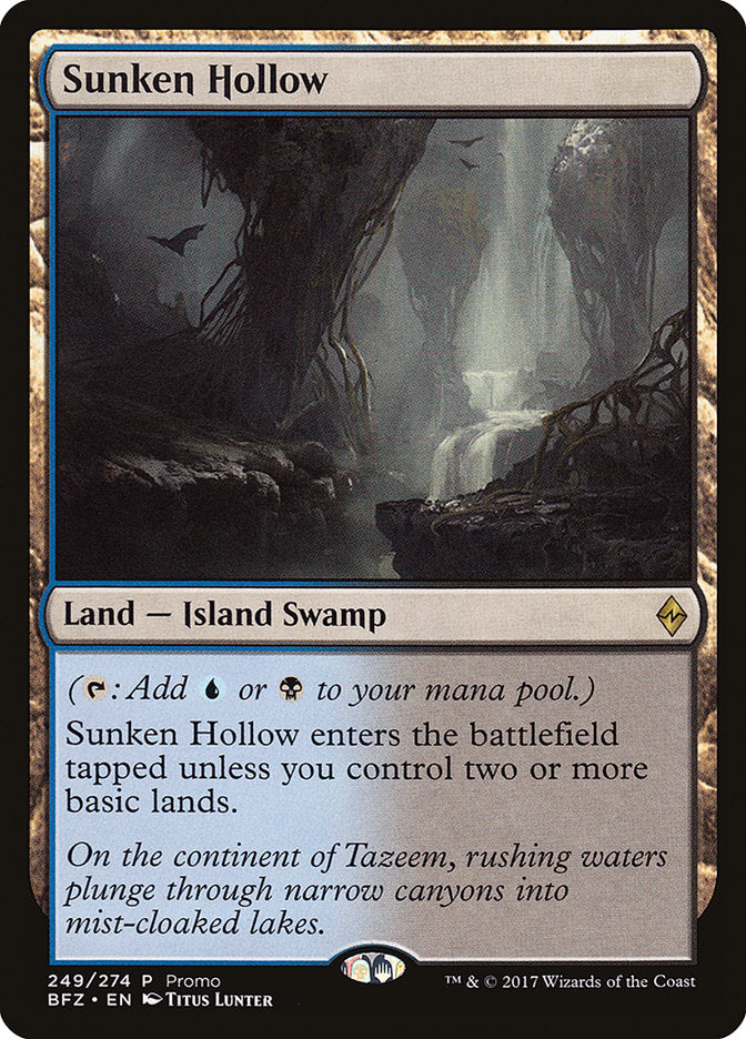 Sunken Hollow (Promo) [Standard Showdown Promos] | Gate City Games LLC