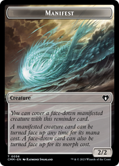 Manifest // Eldrazi Scion Double-Sided Token [Commander Masters Tokens] | Gate City Games LLC