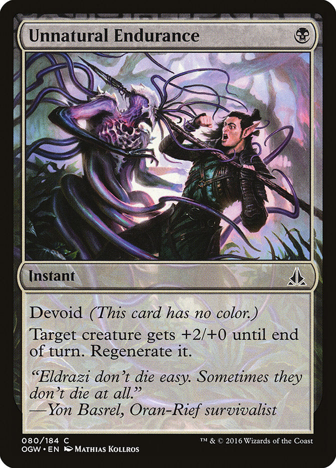 Unnatural Endurance [Oath of the Gatewatch] | Gate City Games LLC