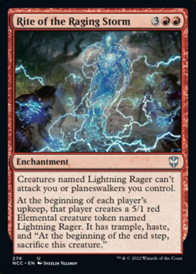 Rite of the Raging Storm [Streets of New Capenna Commander] | Gate City Games LLC