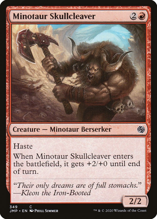 Minotaur Skullcleaver [Jumpstart] | Gate City Games LLC