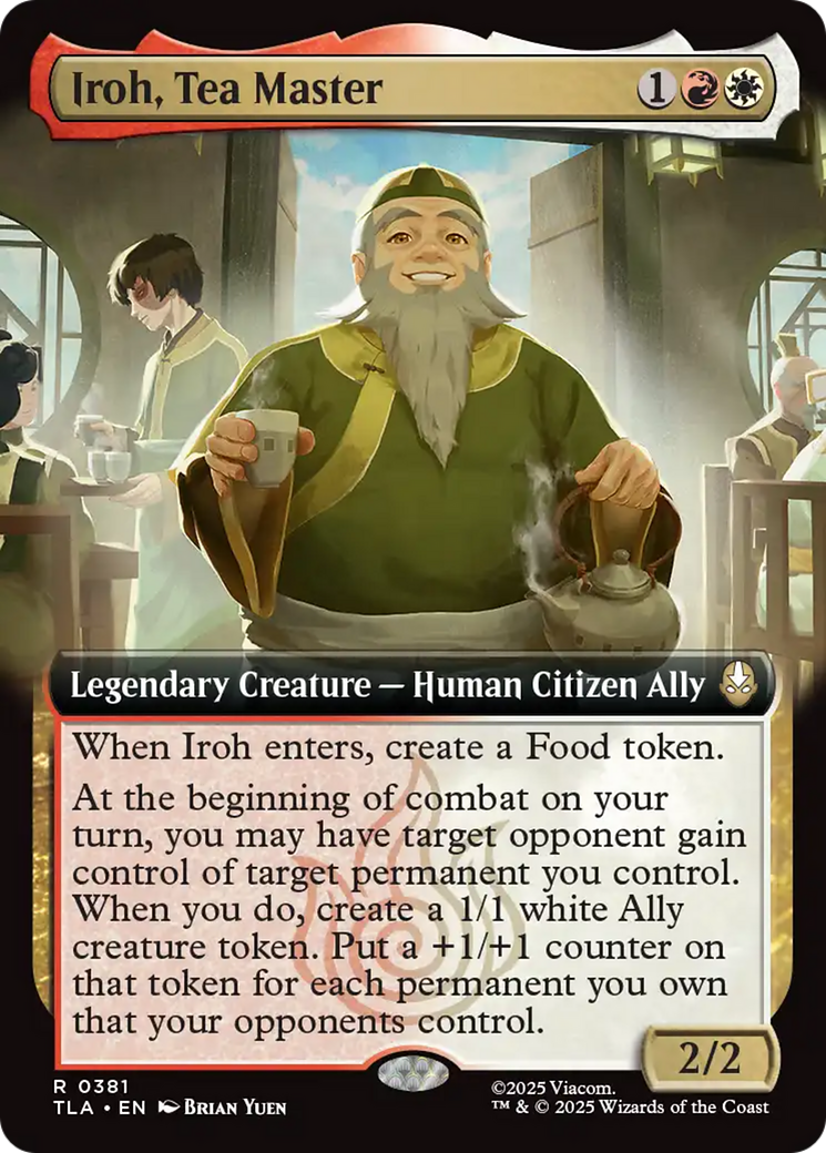 Iroh, Tea Master (Extended Art) [Avatar: The Last Airbender] | Gate City Games LLC