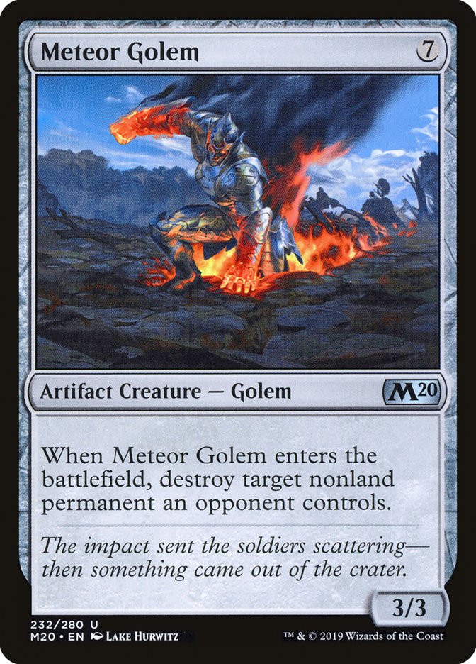 Meteor Golem [Core Set 2020] | Gate City Games LLC
