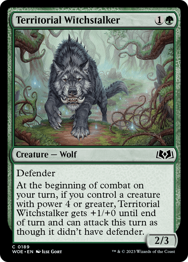 Territorial Witchstalker [Wilds of Eldraine] | Gate City Games LLC