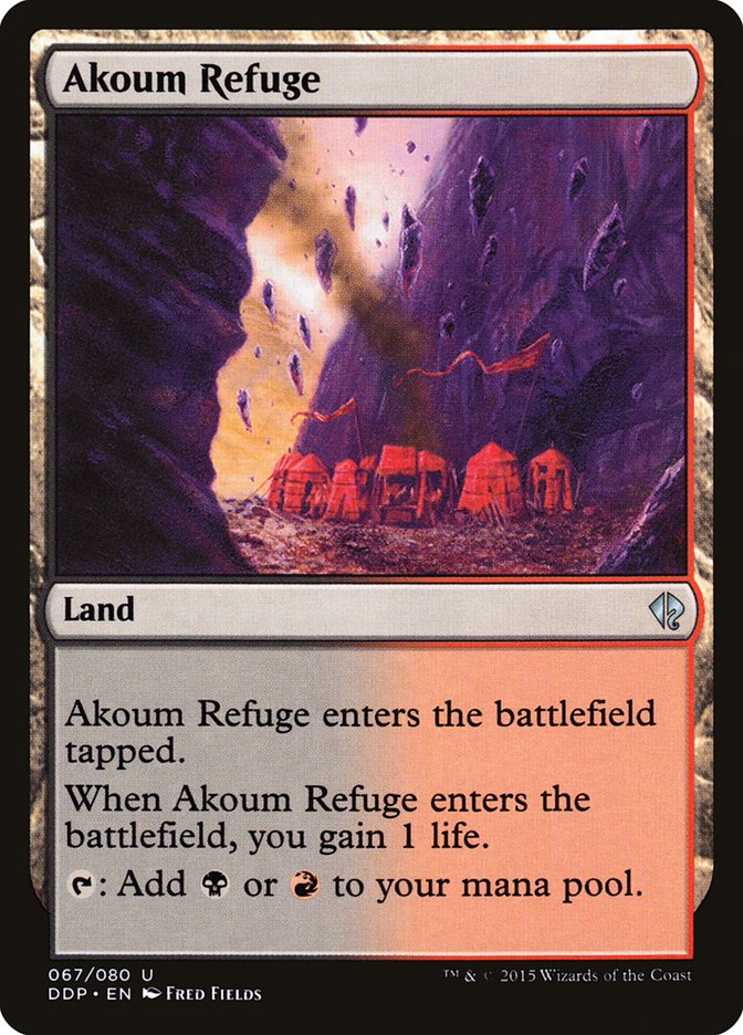 Akoum Refuge [Duel Decks: Zendikar vs. Eldrazi] | Gate City Games LLC