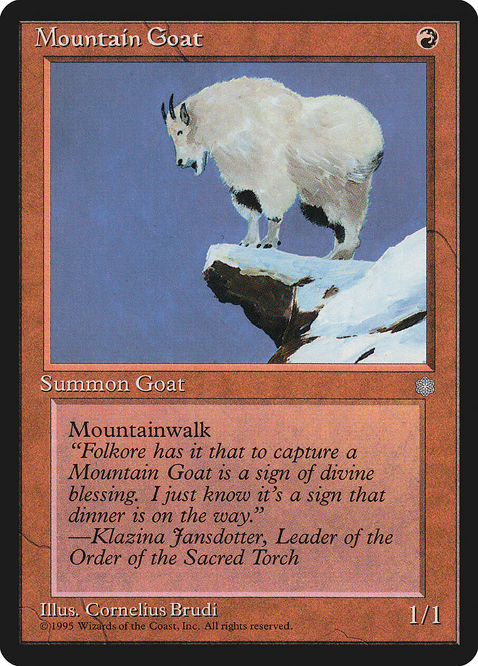 Mountain Goat [Ice Age] | Gate City Games LLC