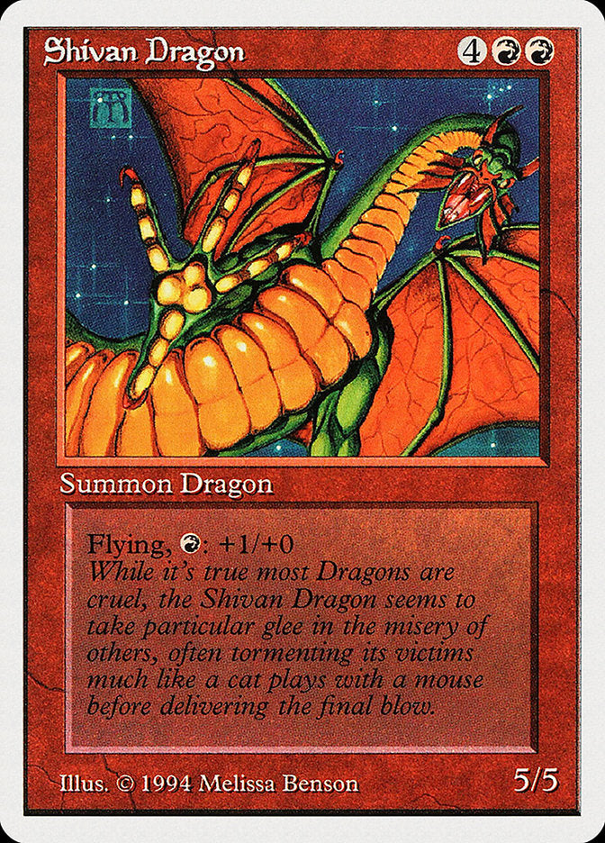 Shivan Dragon [Summer Magic / Edgar] | Gate City Games LLC