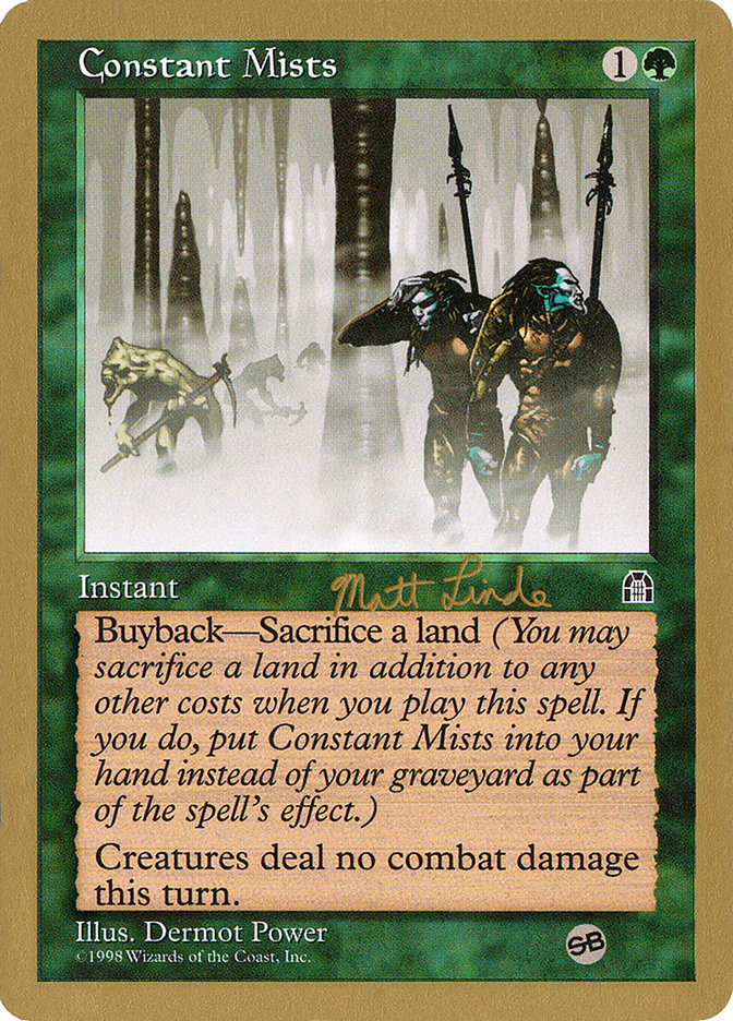 Constant Mists (Matt Linde) (SB) [World Championship Decks 1999] | Gate City Games LLC