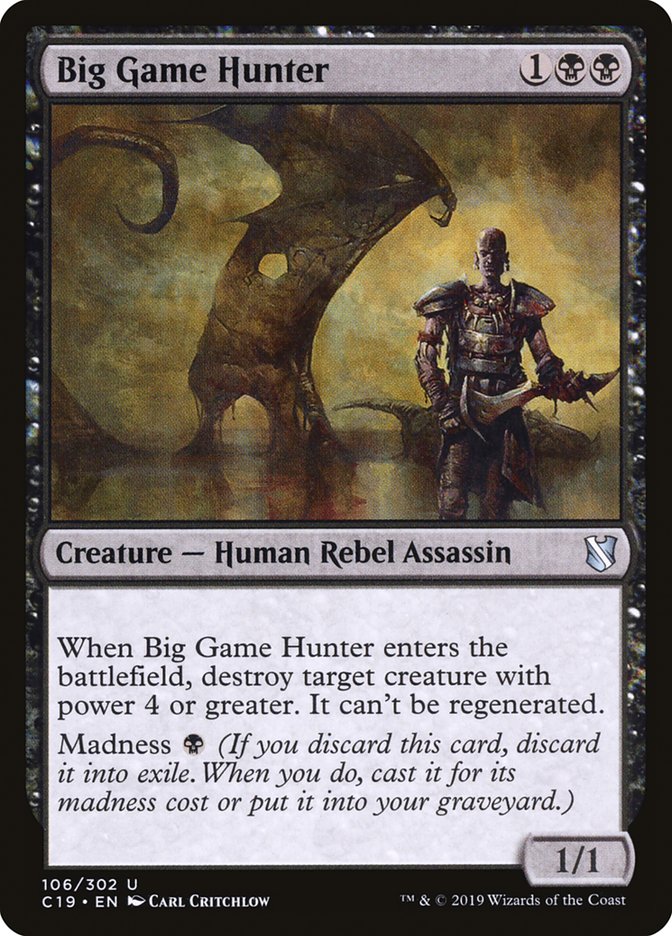 Big Game Hunter [Commander 2019] | Gate City Games LLC