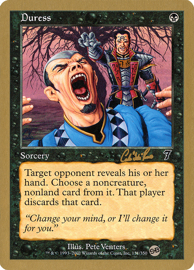 Duress (Carlos Romao) (SB) [World Championship Decks 2002] | Gate City Games LLC