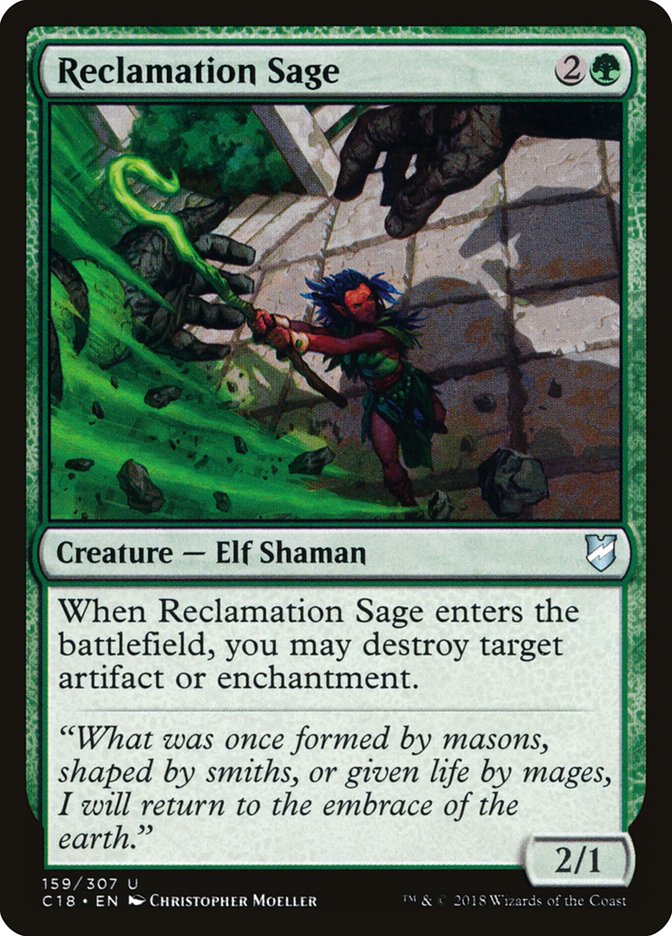 Reclamation Sage [Commander 2018] | Gate City Games LLC