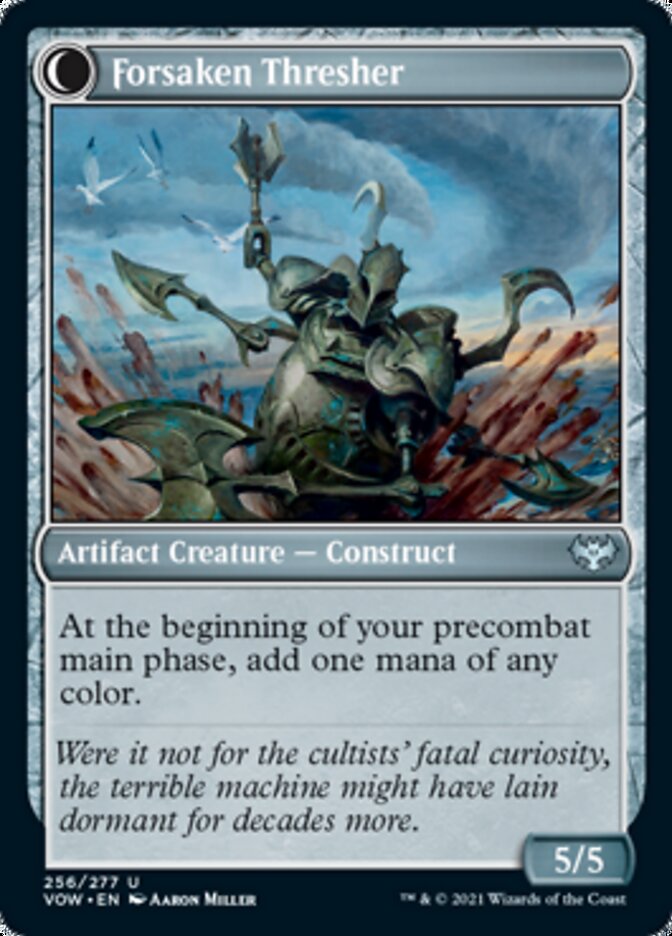 Foreboding Statue // Forsaken Thresher [Innistrad: Crimson Vow] | Gate City Games LLC