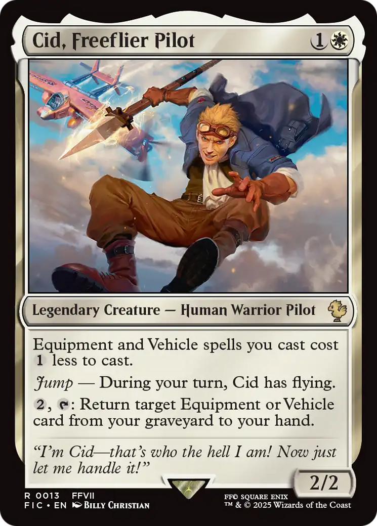 Cid, Freeflier Pilot [FINAL FANTASY Commander] | Gate City Games LLC