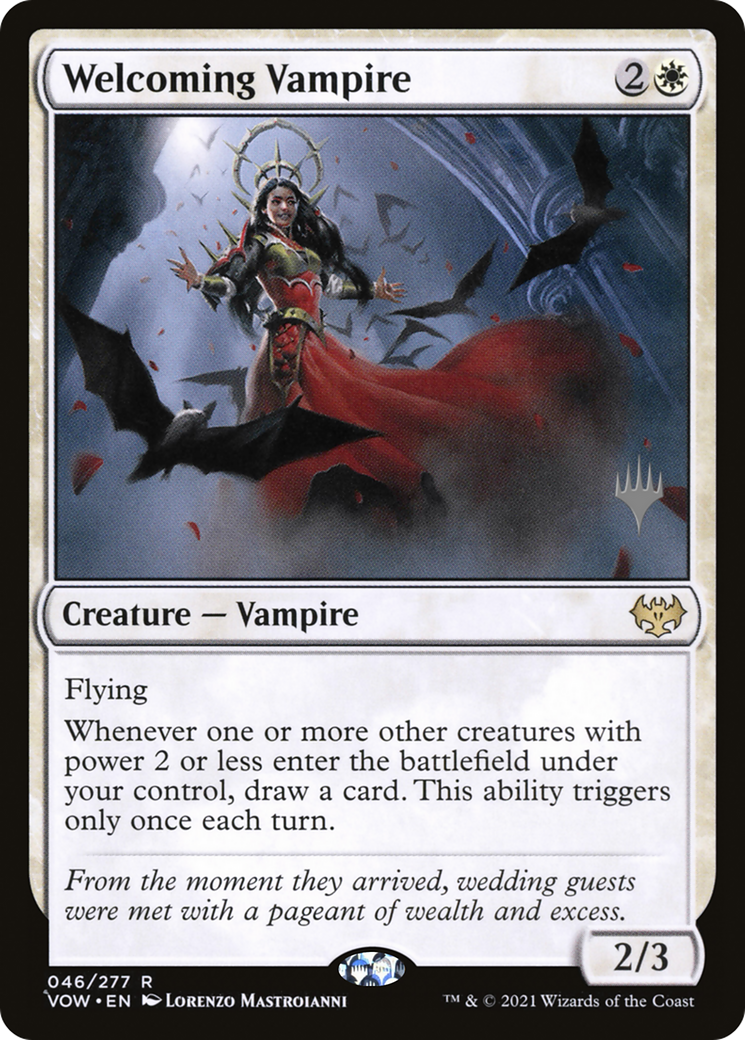 Welcoming Vampire (Promo Pack) [The Brothers' War Promos] | Gate City Games LLC