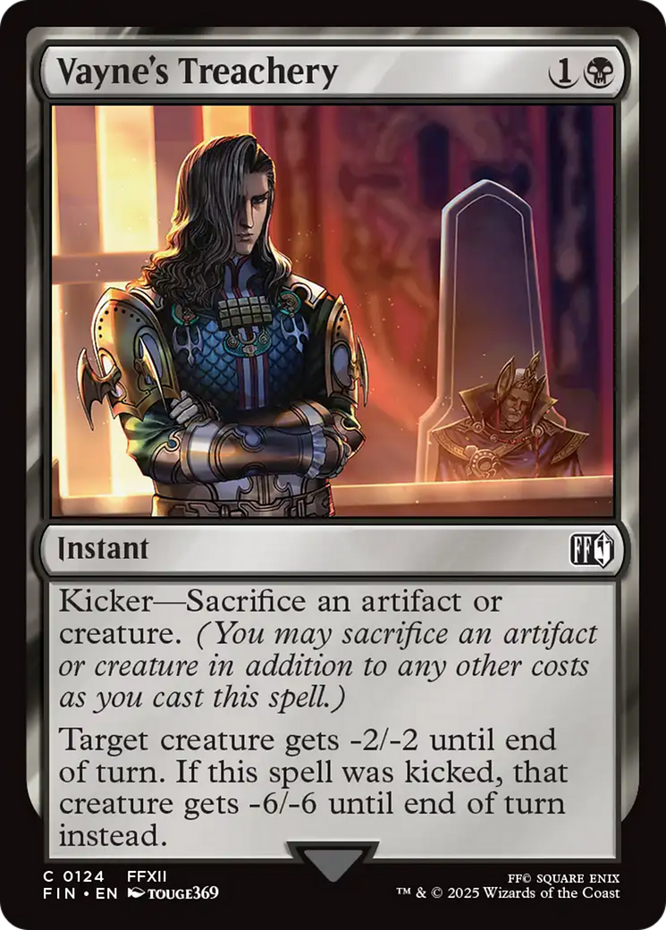 Vayne's Treachery [FINAL FANTASY] | Gate City Games LLC