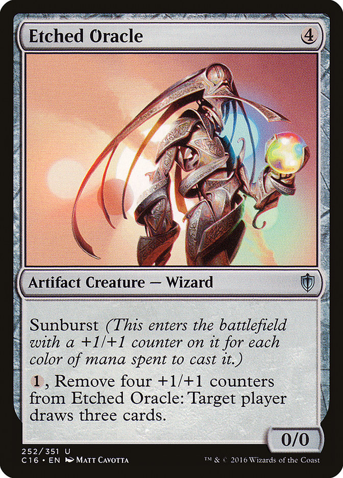Etched Oracle [Commander 2016] | Gate City Games LLC