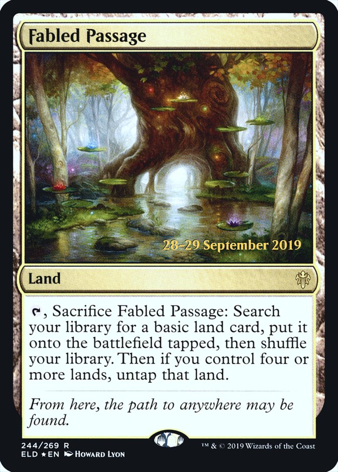 Fabled Passage [Throne of Eldraine Prerelease Promos] | Gate City Games LLC