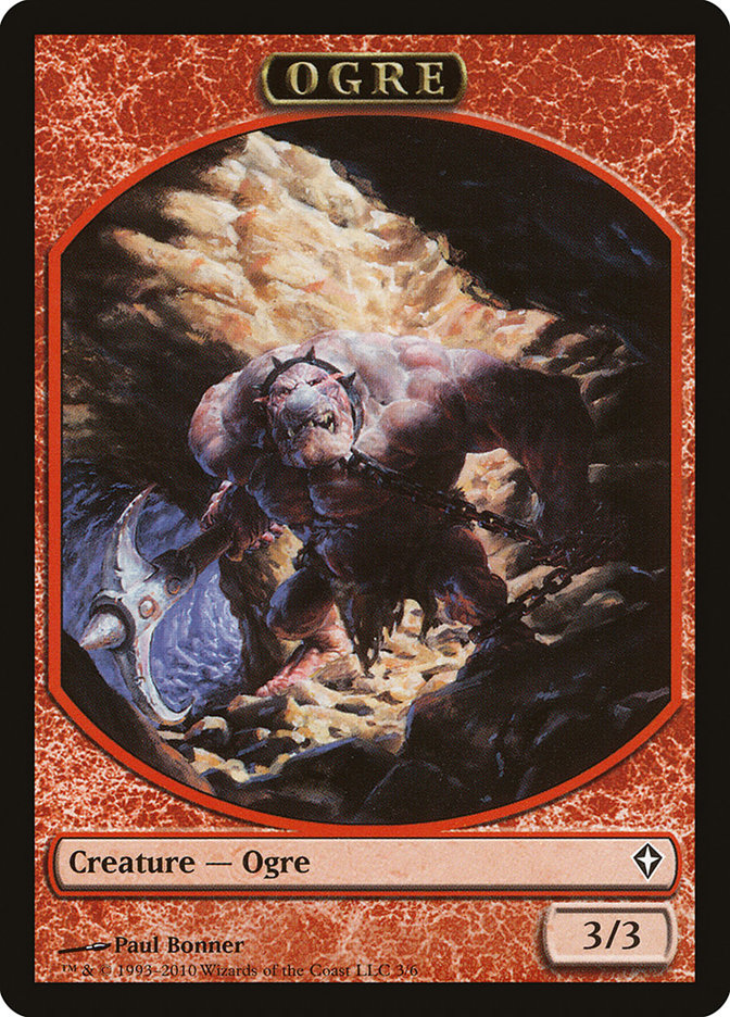 Ogre Token [Worldwake Tokens] | Gate City Games LLC