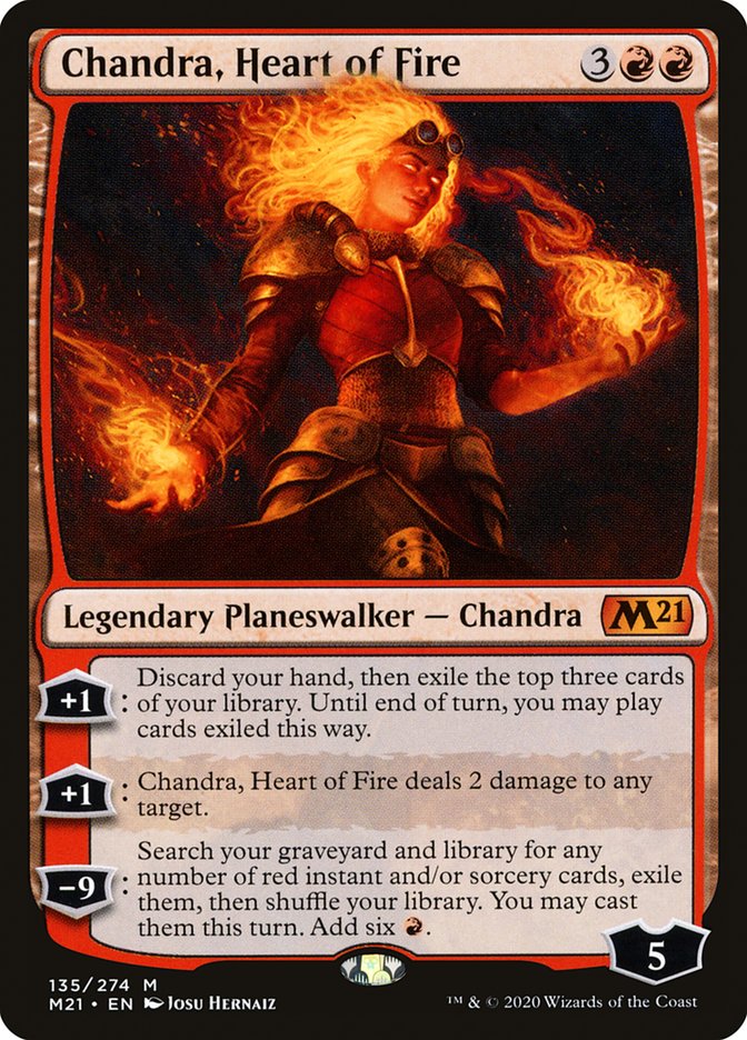 Chandra, Heart of Fire [Core Set 2021] | Gate City Games LLC