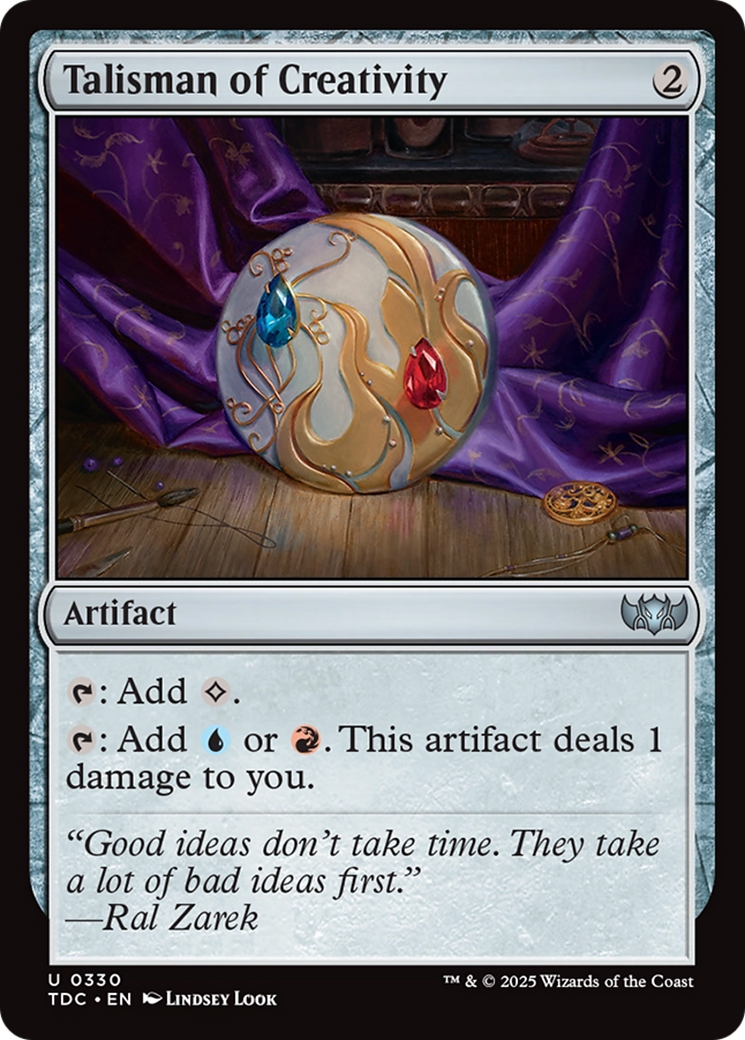Talisman of Creativity [Tarkir: Dragonstorm Commander] | Gate City Games LLC