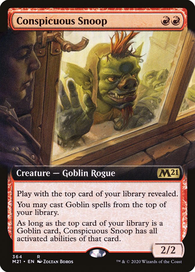 Conspicuous Snoop (Extended Art) [Core Set 2021] | Gate City Games LLC