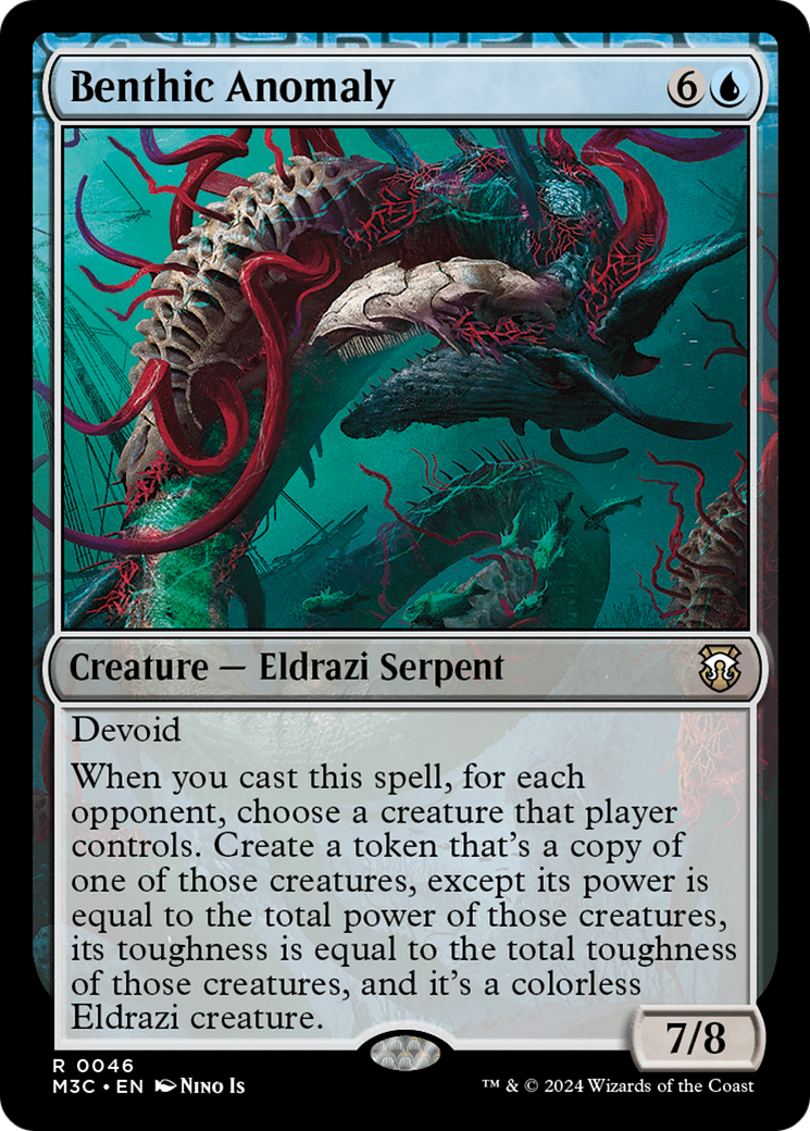 Benthic Anomaly (Ripple Foil) [Modern Horizons 3 Commander] | Gate City Games LLC