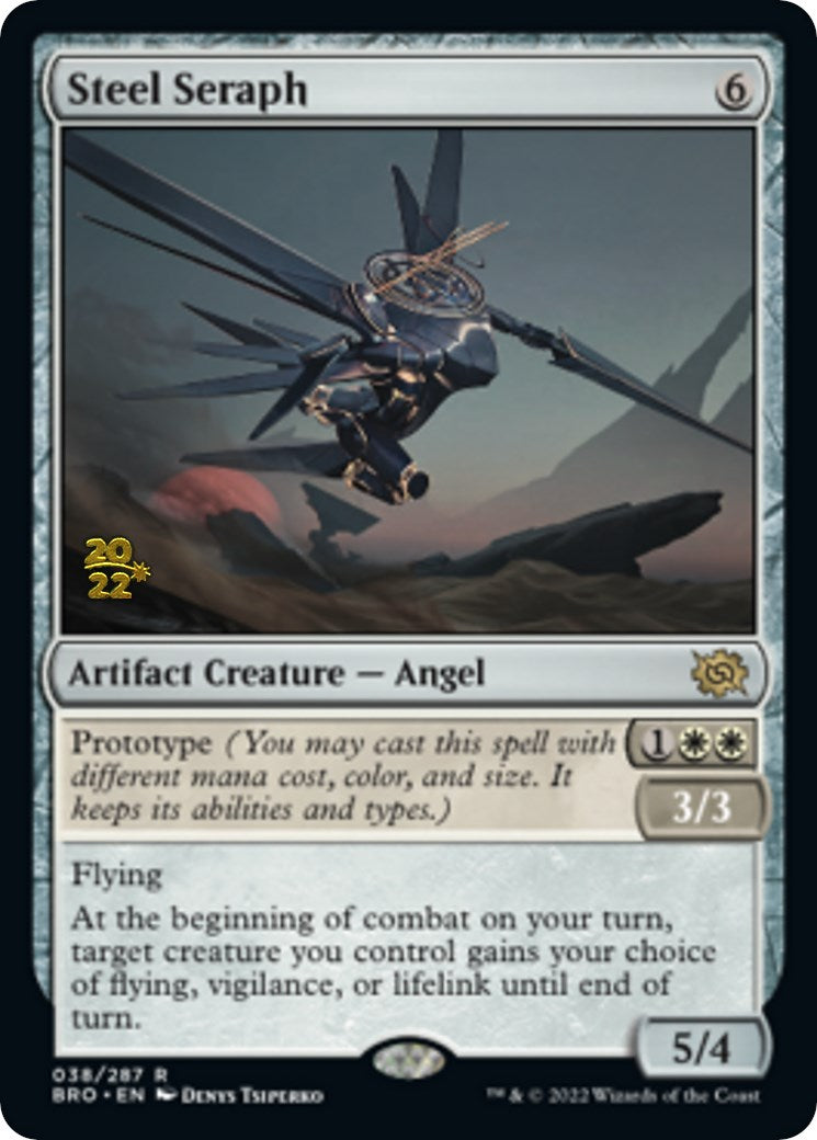 Steel Seraph [The Brothers' War Prerelease Promos] | Gate City Games LLC