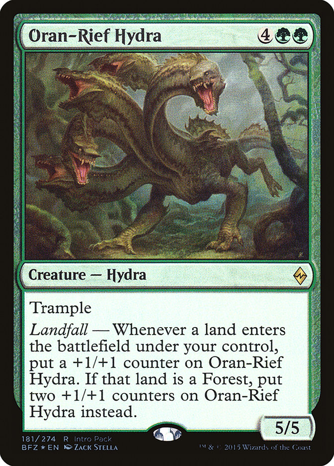 Oran-Rief Hydra (Intro Pack) [Battle for Zendikar Promos] | Gate City Games LLC