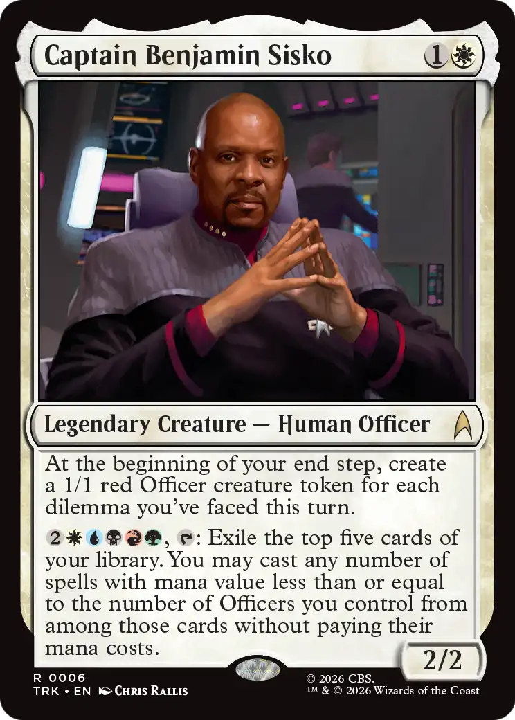 Captain Benjamin Sisko [Star Trek] | Gate City Games LLC