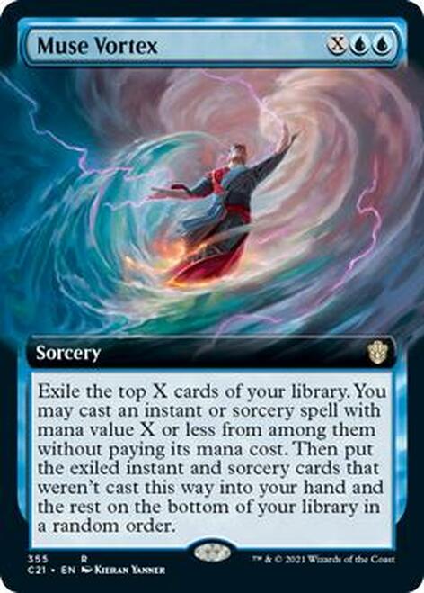 Muse Vortex (Extended Art) [Commander 2021] | Gate City Games LLC
