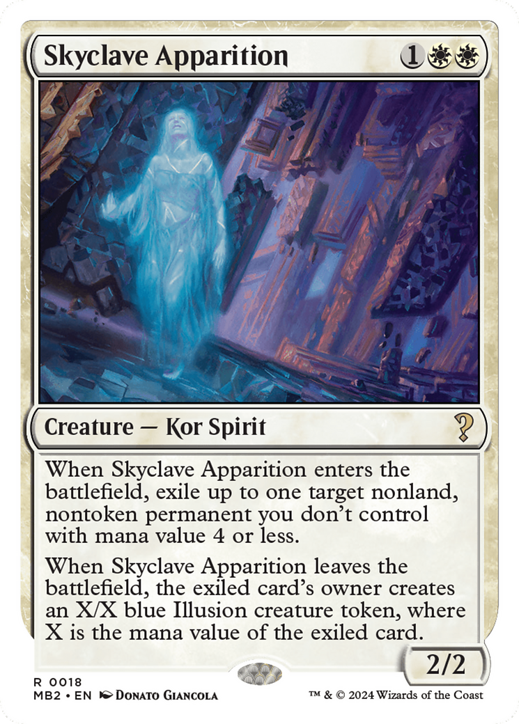 Skyclave Apparition (White Border) [Mystery Booster 2] | Gate City Games LLC