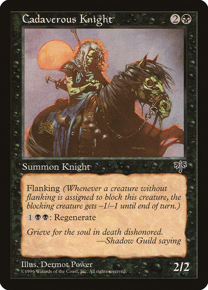 Cadaverous Knight [Mirage] | Gate City Games LLC