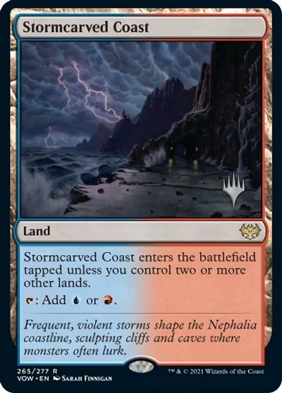 Stormcarved Coast (Promo Pack) [Innistrad: Crimson Vow Promos] | Gate City Games LLC