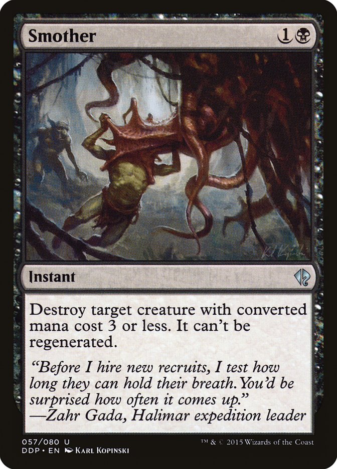 Smother [Duel Decks: Zendikar vs. Eldrazi] | Gate City Games LLC