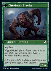 Tireless Hauler // Dire-Strain Brawler [Innistrad: Midnight Hunt] | Gate City Games LLC