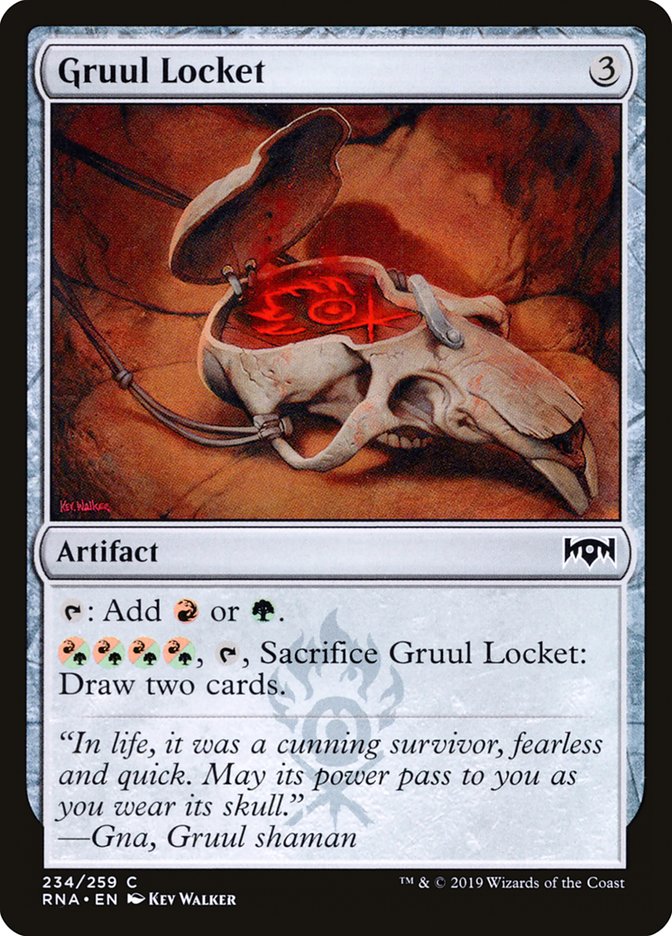 Gruul Locket [Ravnica Allegiance] | Gate City Games LLC