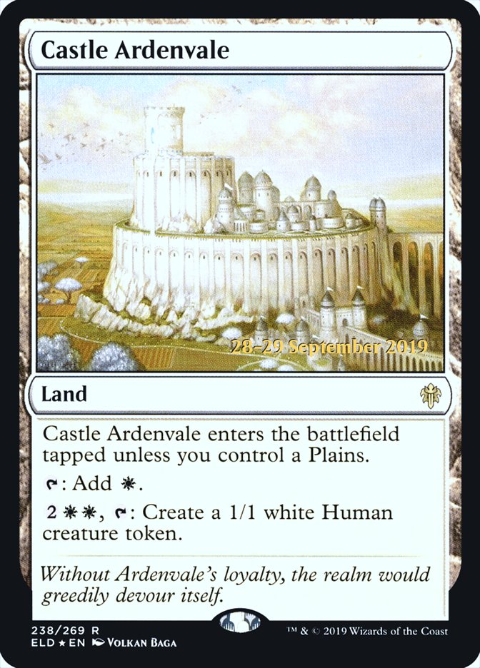 Castle Ardenvale [Throne of Eldraine Prerelease Promos] | Gate City Games LLC