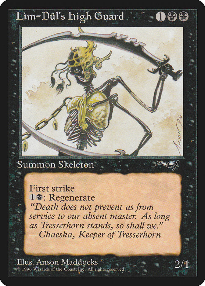 Lim-Dul's High Guard (Holding Sword) [Alliances] | Gate City Games LLC