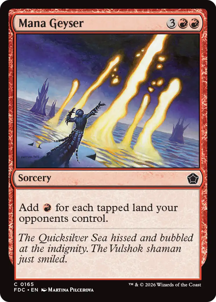 Mana Geyser [Foundations Commander] | Gate City Games LLC