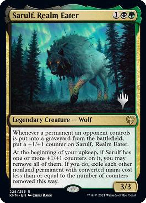 Sarulf, Realm Eater (Promo Pack) [Kaldheim Promos] | Gate City Games LLC