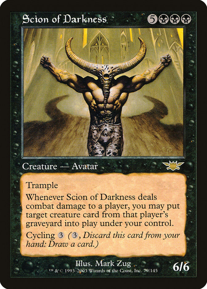 Scion of Darkness [Legions] | Gate City Games LLC